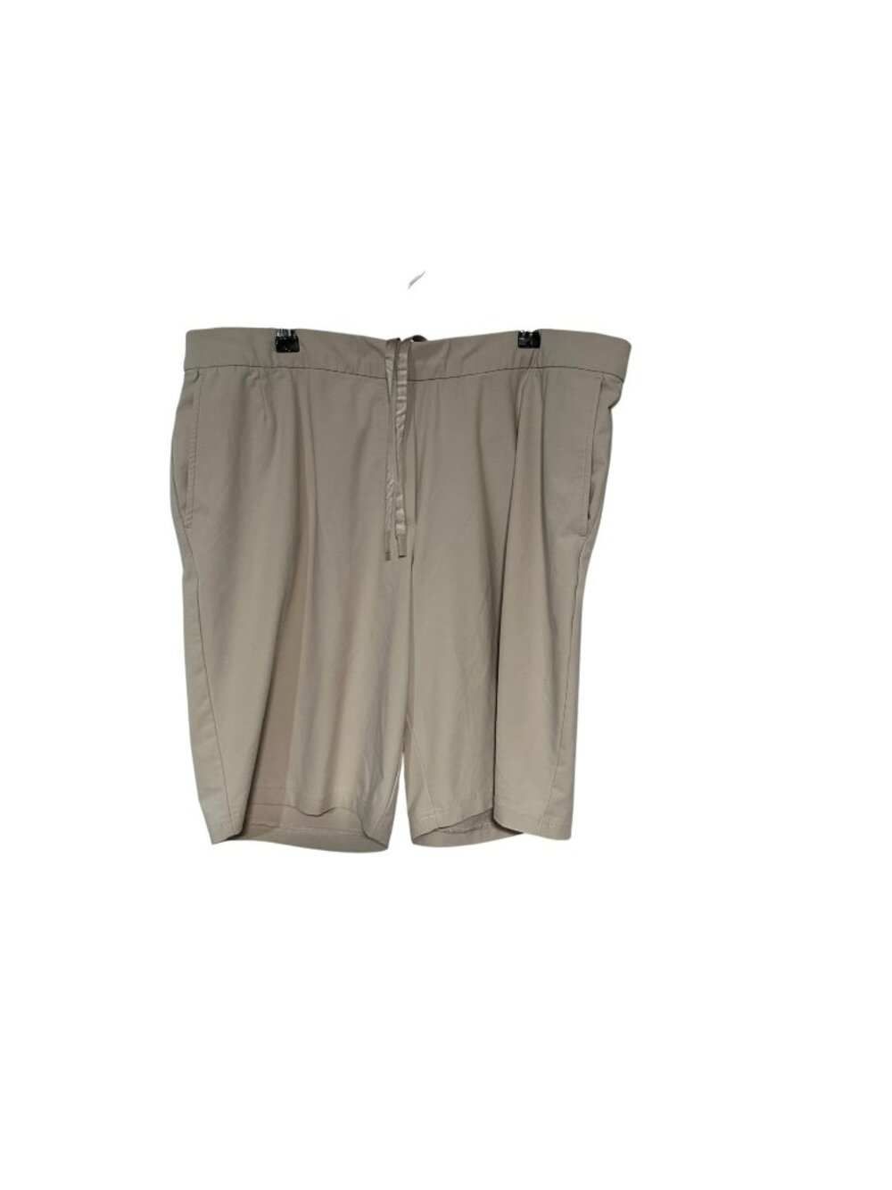 Nike BV0168-104 Women's Beige Dri-FIT UV Golf Shorts Size XL Pull On Elastic